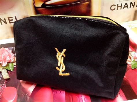 ebay ysl makeup bag|yves saint laurent cosmetic bag.